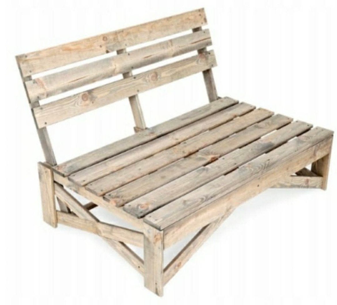 Nieuw - houten tuinbank / loungebank - Meerdere beschikbaar!, Ophalen of Verzenden, Nieuw, Hout