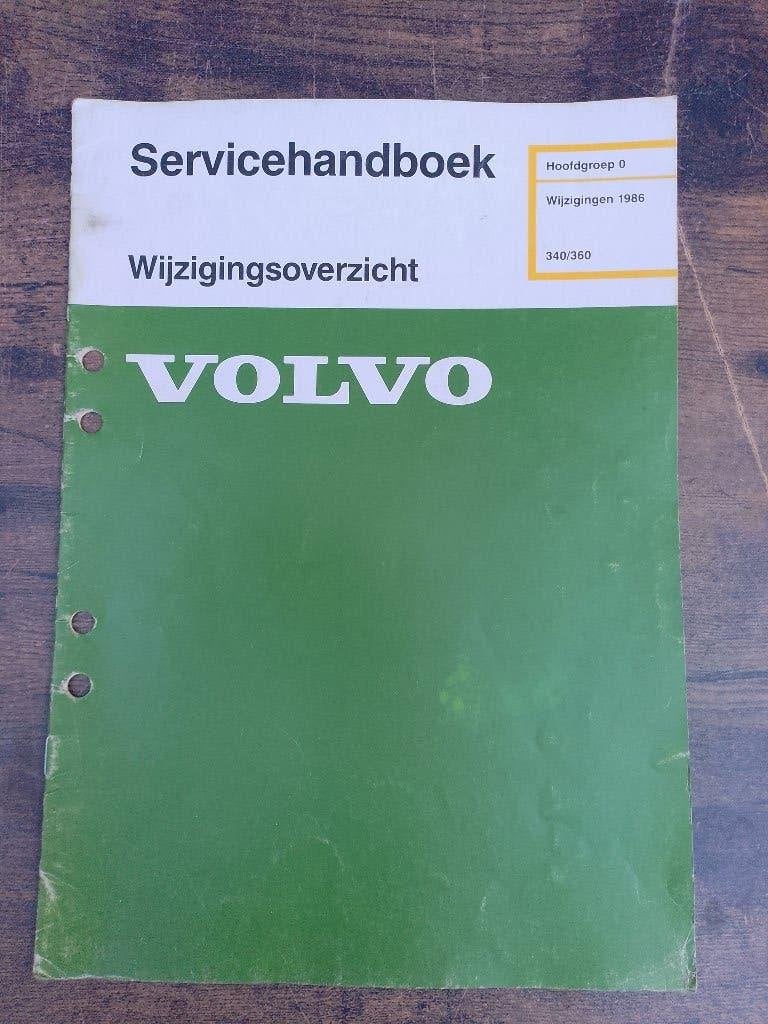 Volvo 340 360 dealer werkplaatsboek Wijzigingen 1986, Ophalen of Verzenden, Gelezen, Volvo