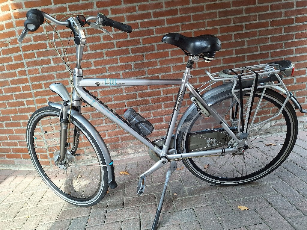 Gazelle Herenfiets, Ophalen, Gebruikt, Versnellingen, Schijfrem