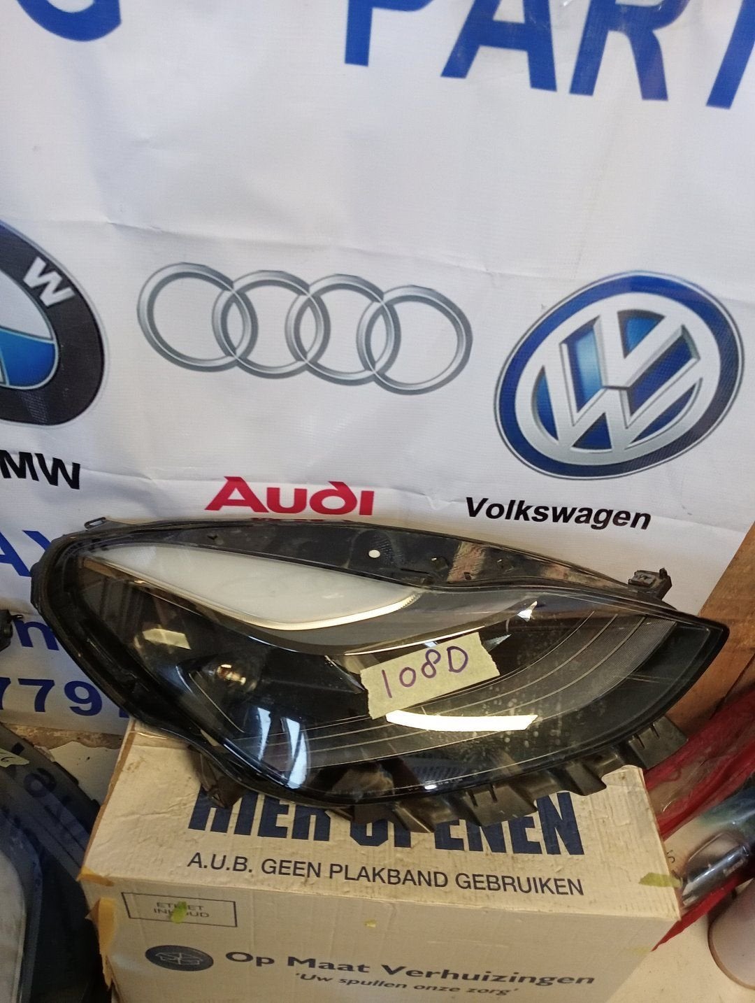 Tesla Model 3 Y Matrix Project LED Koplamp Rechts, Gebruikt, -, Overige automerken, -