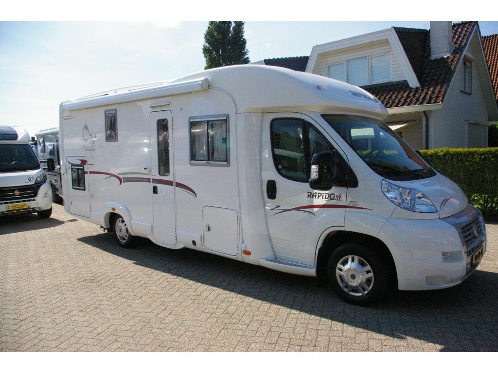 Rapido Le Randonneur 7093 F Dwarsbed, XXL Garage., Caravans en Kamperen, Campers, Ringverwarming, Fiat, Bedrijf, Rapido