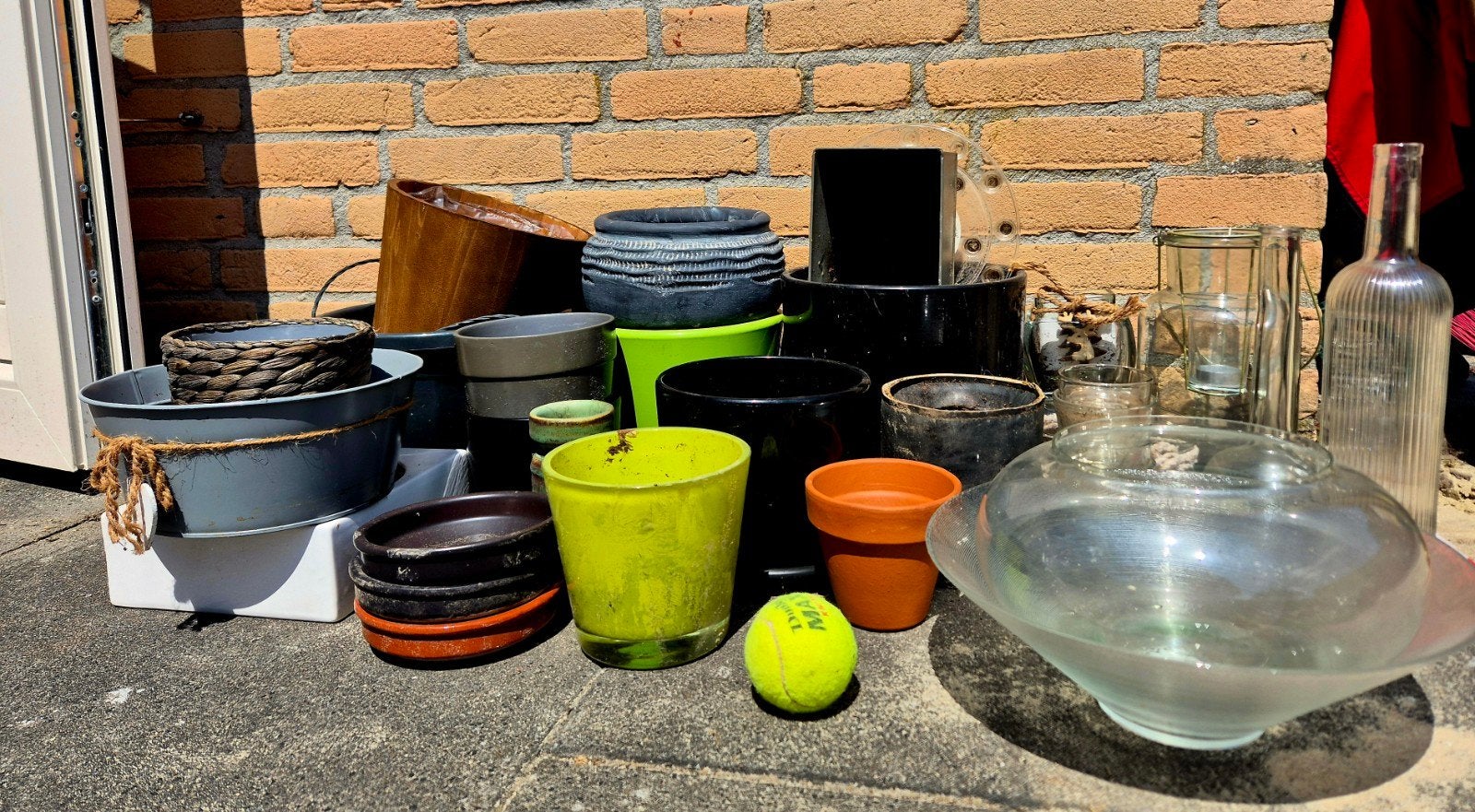 Diverse bloempotten en vazen - Groot assortiment!, Ophalen, Gebruikt