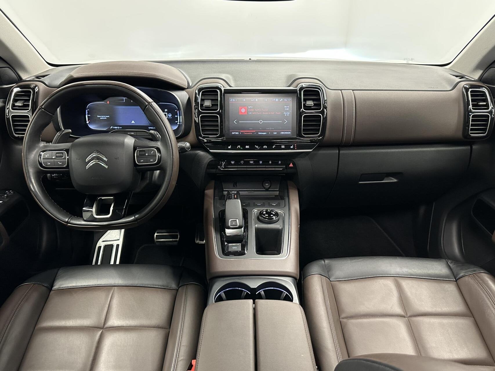 Citroen C5 Aircross 1.6 PureTech Shine LEER PANO ECC CAMERA, Auto's, Citroën, Gebruikt, Euro 6, 4 cilinders, C5 Aircross