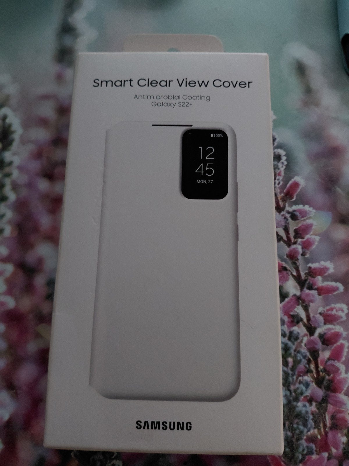 Samsung Smart Clear View Cover Galaxy S22+ Wit, Ophalen of Verzenden, Nieuw, Flipcase