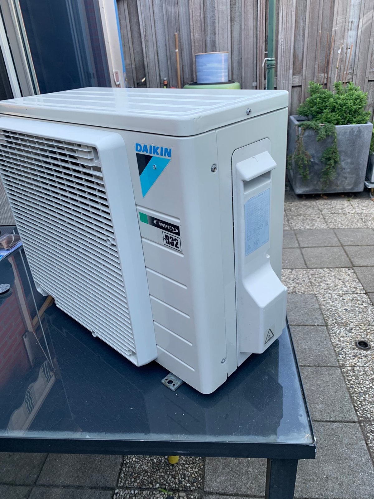 Daikin airco RXP25M5V1B compleet met a.b., Ophalen, Gebruikt