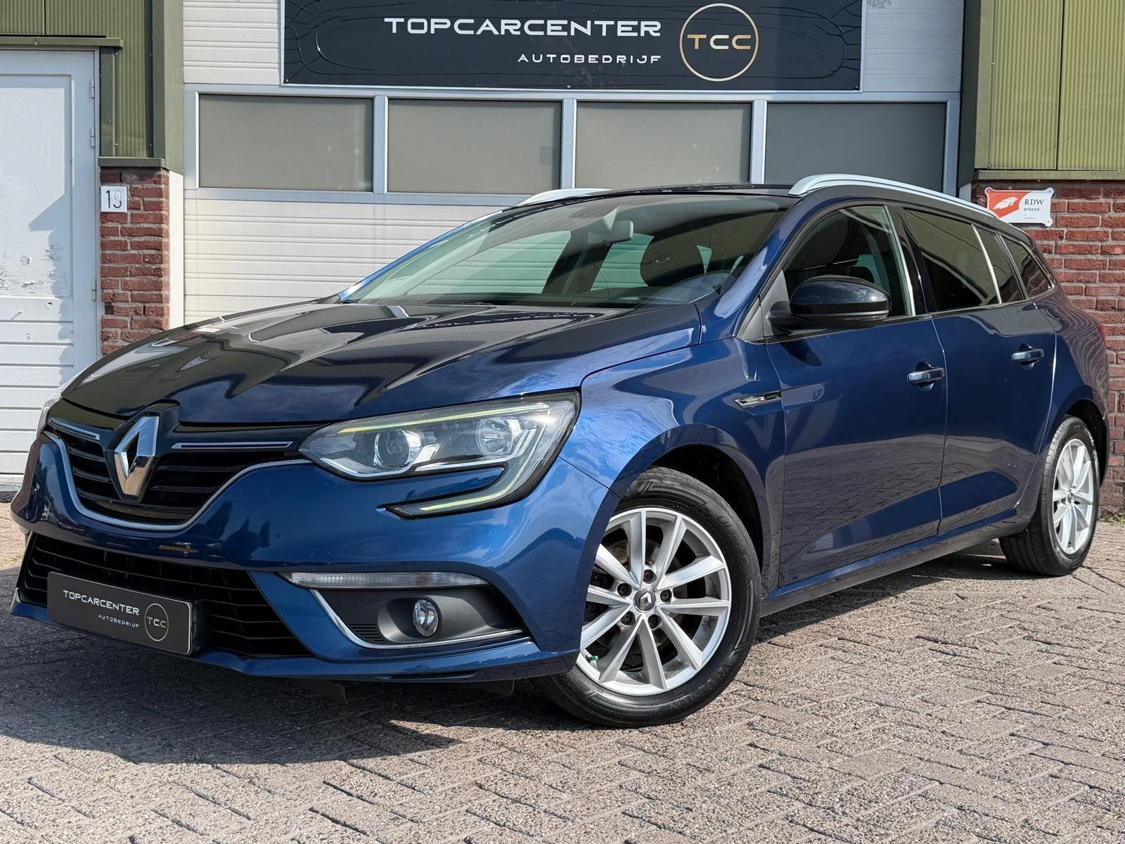 Renault Megane Estate 1.2 TCe Limit/TREKH/PARKS/NAVI/APK/NAP, Auto's, Renault, Voorwielaandrijving, Gebruikt, 4 cilinders, Blauw