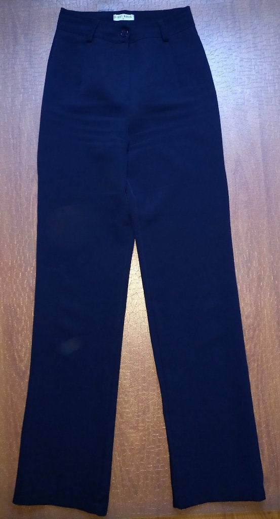 ZGAN!!  Blauwe wide leg highwaist pantalon van Eight Paris, Kleding | Dames, Blauw, Ophalen of Verzenden, Zo goed als nieuw, Maat 36 (S)