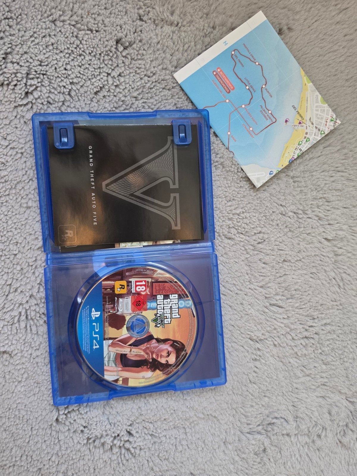 Grand Theft Auto V (GTA 5) PS4 inclusief kaart, Avontuur en Actie, Online, Vanaf 18 jaar, 1 speler