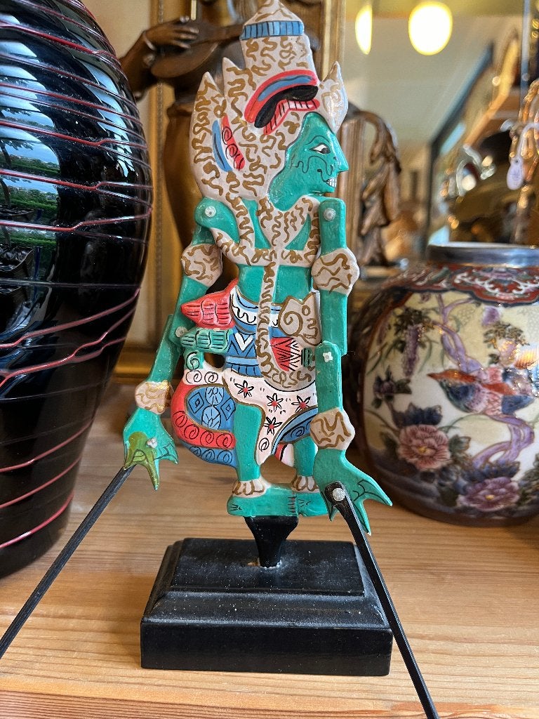 Wayang schaduwpop : kresna, Antiek en Kunst, Kunst | Niet-Westerse kunst, Hout, Overige typen, Ophalen of Verzenden, Indonesië