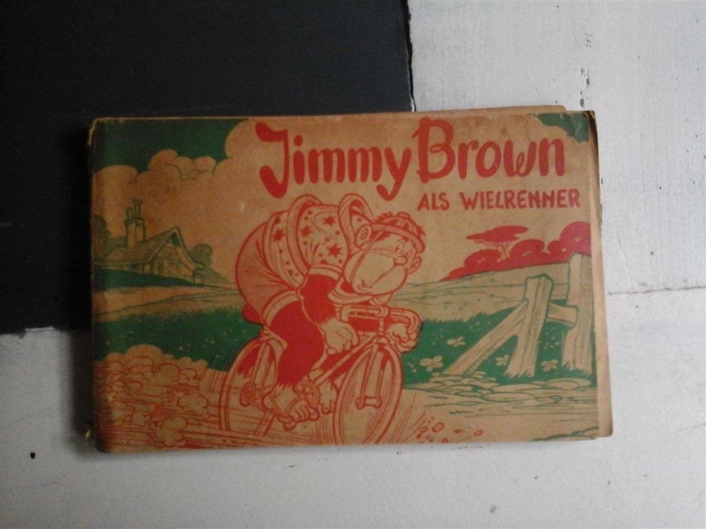 ns5-jimmy brown als wielrenner, Eén stripboek, Ophalen of Verzenden, Zo goed als nieuw