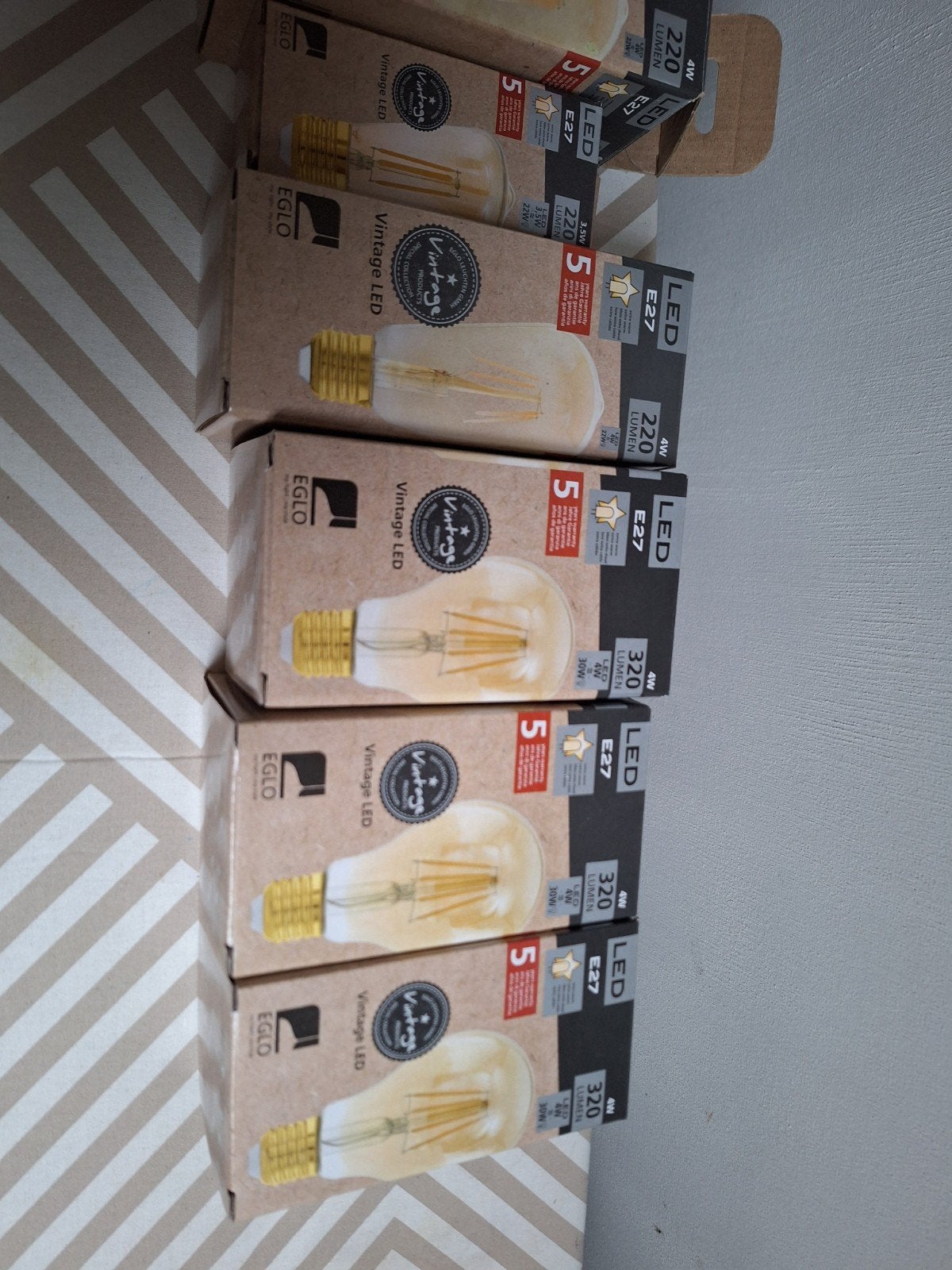 EGLO Vintage LED E27 Lampen - Diverse Lumen en Wattages, Ophalen of Verzenden, Nieuw