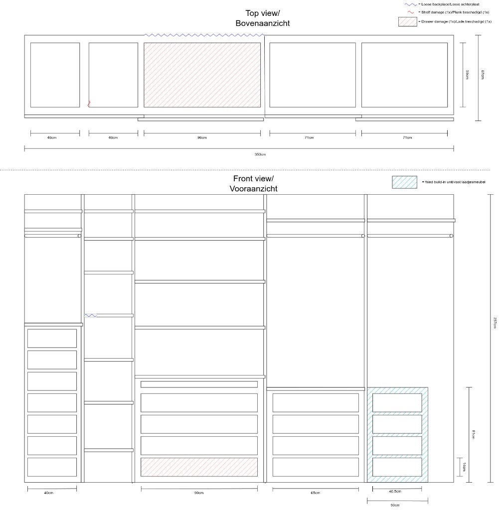 Foto 14 van Spacious, modern PAX wardrobe / Grote moderne PAX kast