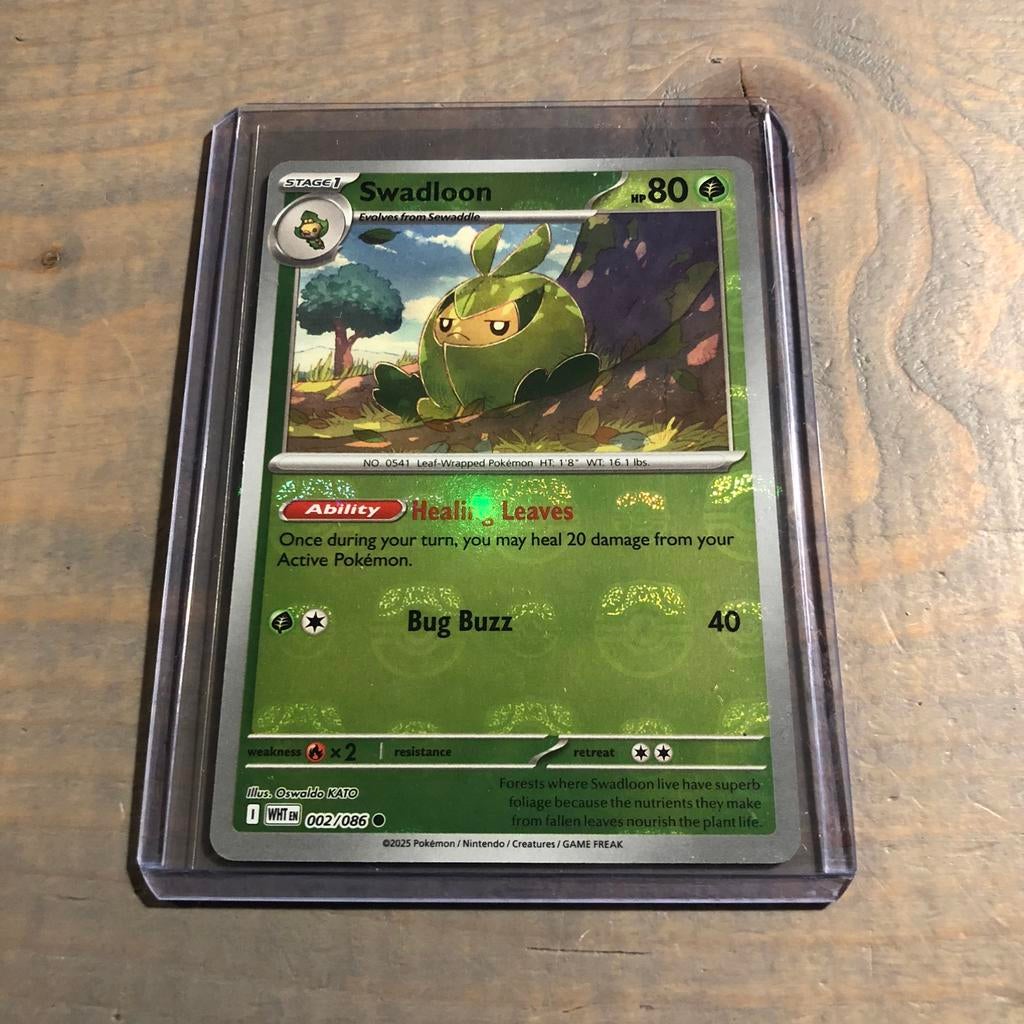 Swadloon #2 masterball holo (near mint condition), Ophalen of Verzenden, Zo goed als nieuw, Losse kaart, Foil