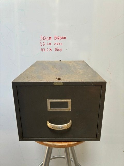 Vintage archief laatjes, Ophalen, Gebruikt, -, -
