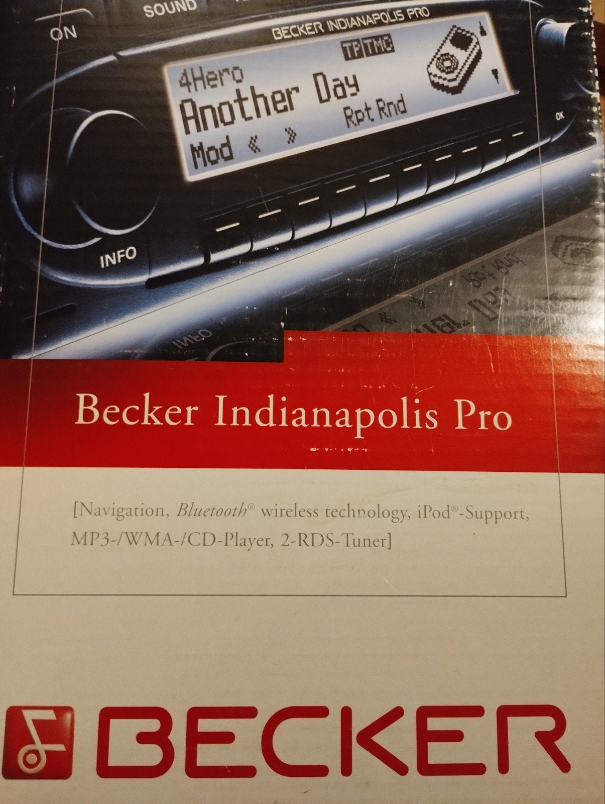 Becker Indianapolis Pro Navigatiesysteem met Bluetooth, Ophalen of Verzenden, Zo goed als nieuw