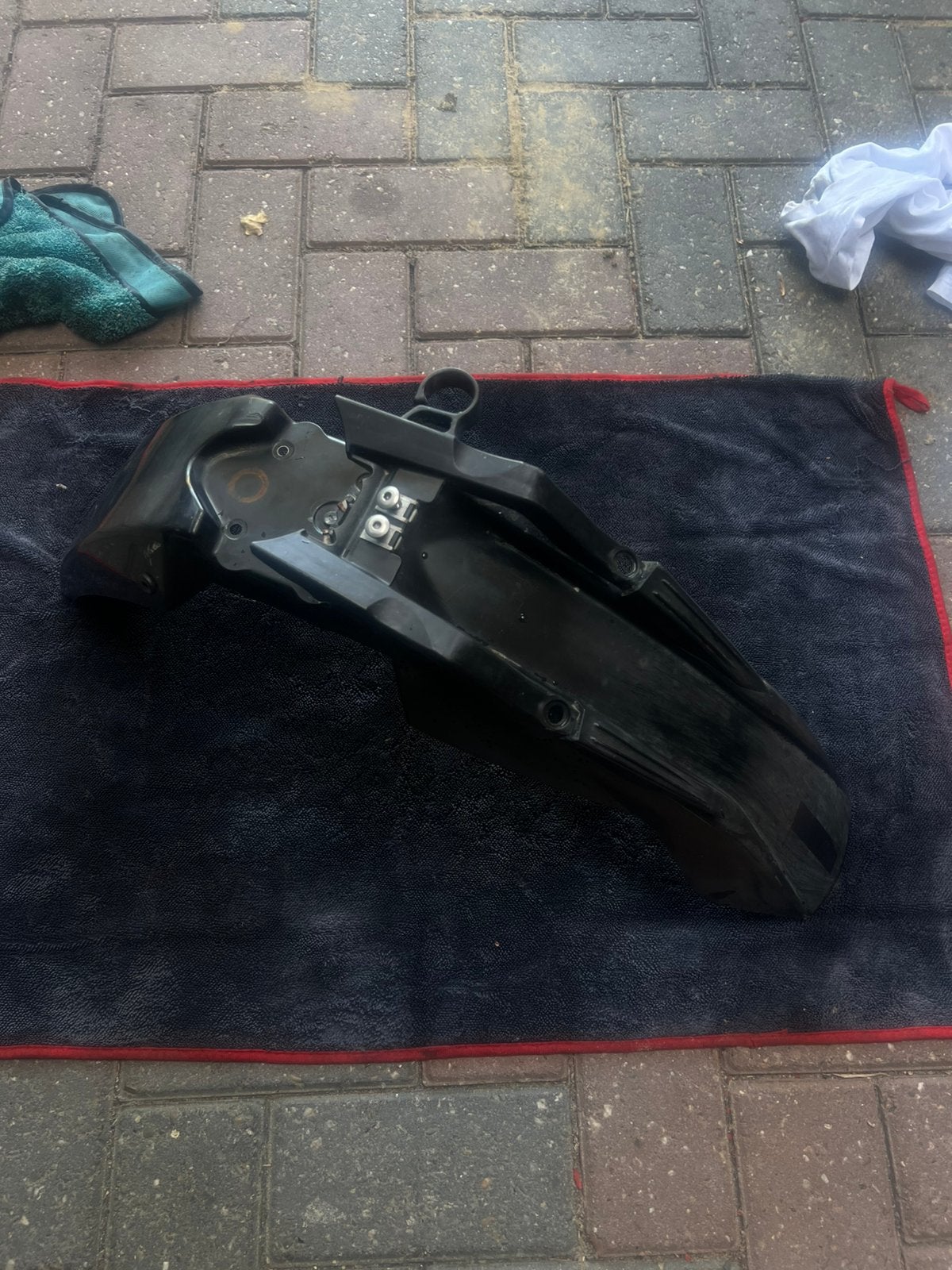 Originele Aprilia/Derbi Voorspatbord, Fietsen en Brommers, Brommeronderdelen | Algemeen, Ophalen of Verzenden, Zo goed als nieuw