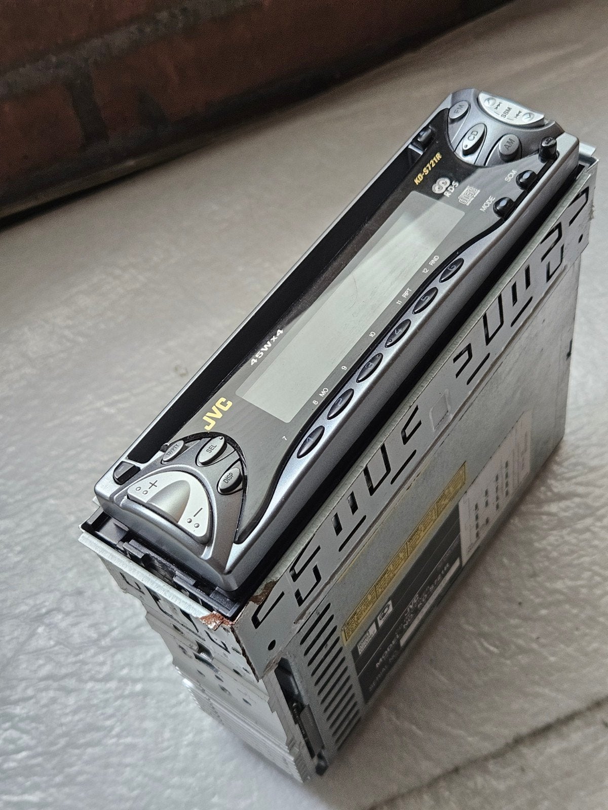 JVC KD-S721R Autoradio CD-speler met afneembaar front, Ophalen of Verzenden, Gebruikt
