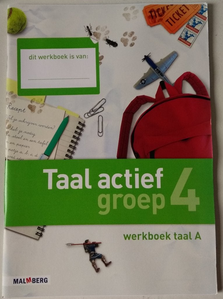 9789034568403 Taal actief 4, groep 4 Werkboek Taal A, Verzenden, Zo goed als nieuw, Overige niveaus, Nederlands