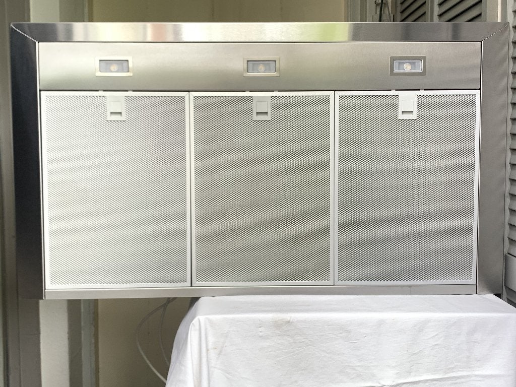 90 cm wandschouw afzuigkap Bosch DWB97CM50/03  Serie 6-lijn., Ophalen, Gebruikt, Wandschouwkap, Motor