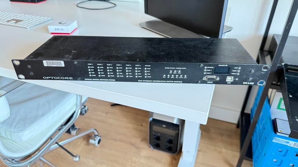 Optocore DD6NE Fast Ethernet Distributie Switch Module, Computers en Software, Netwerk switches, Ophalen of Verzenden, Gebruikt