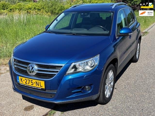 Volkswagen Tiguan 1.4 TSI Trend&Fun 4Motion ECC Audio-CD/Nav, Auto's, 13 km/l, Stof, Gebruikt, Zwart