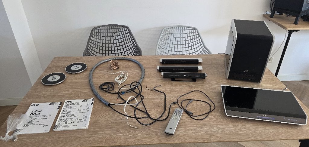 Complete JVC Network media system DD-3 model, JVC, Ophalen of Verzenden, Dvd-speler, Gebruikt