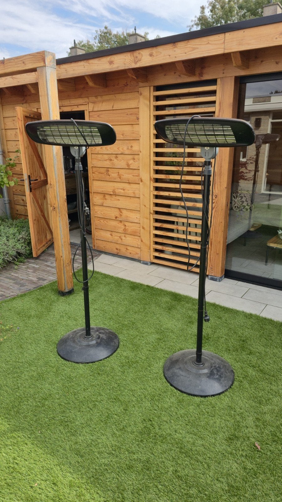2 staande heaters, Ophalen, Gebruikt