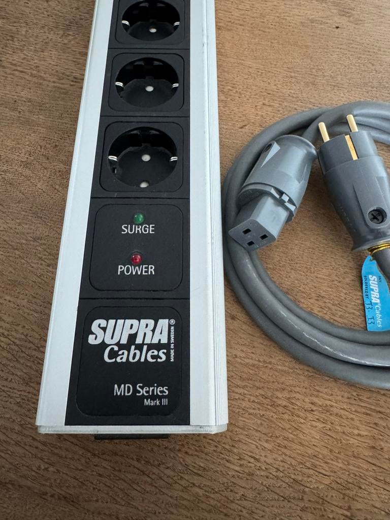 Supra Cables MD20-EU/SP Mark III 20-voudig met Surge Protect, Ophalen of Verzenden, Gebruikt