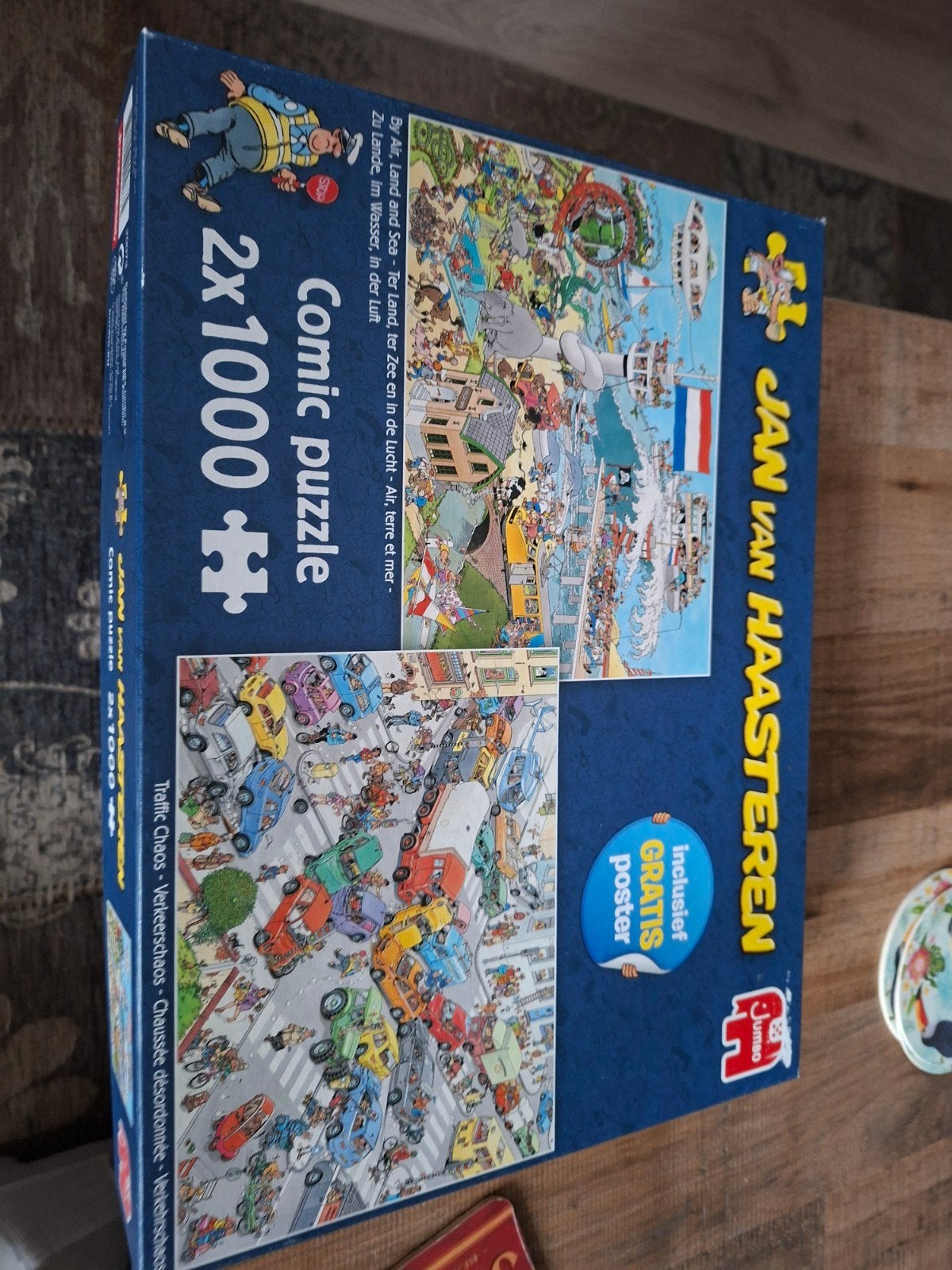 Jan van Haasteren 2 in 1, Ophalen, 500 t/m 1500 stukjes, Zo goed als nieuw