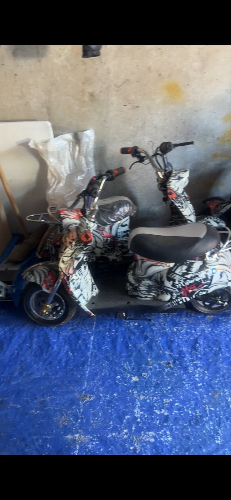 Mini retro scooters elektrisch voor kids, Ophalen of Verzenden, Zo goed als nieuw