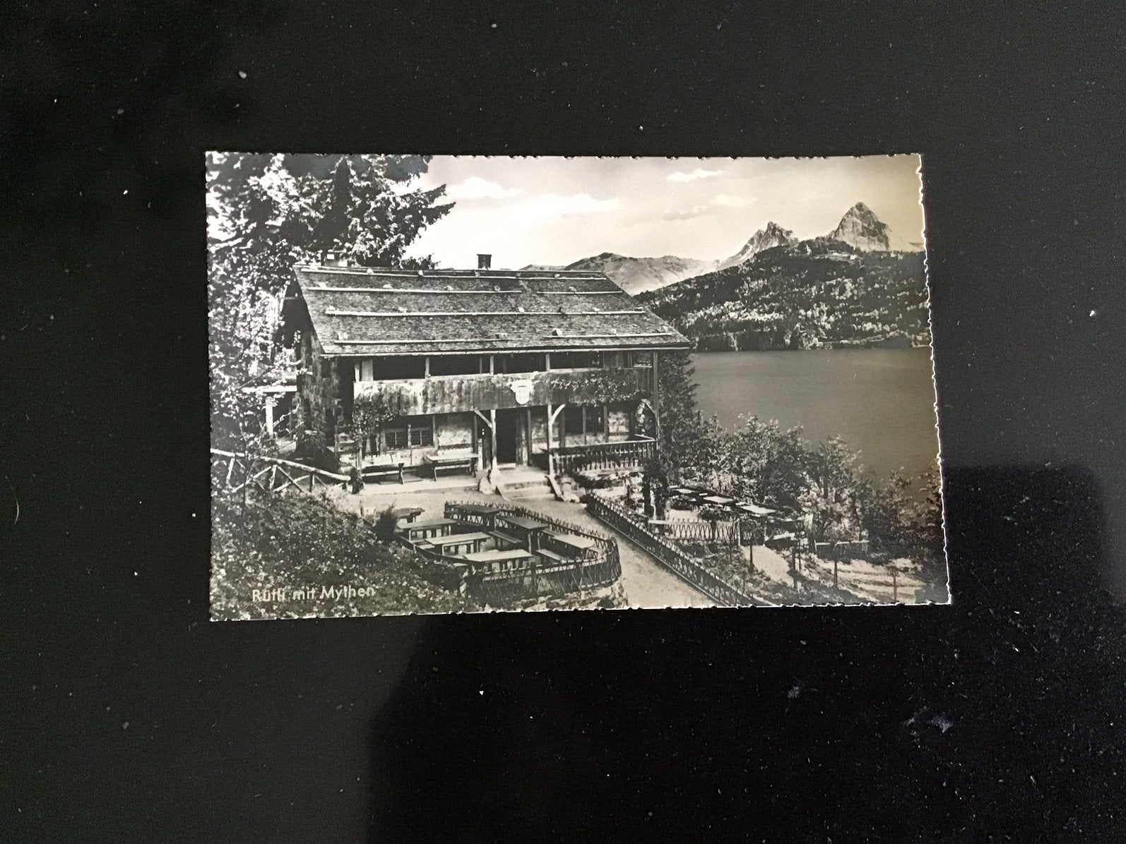 Oude ansichtkaart Luzern, Gebruikt, Foto, 1940 tot 1960, Buitenland