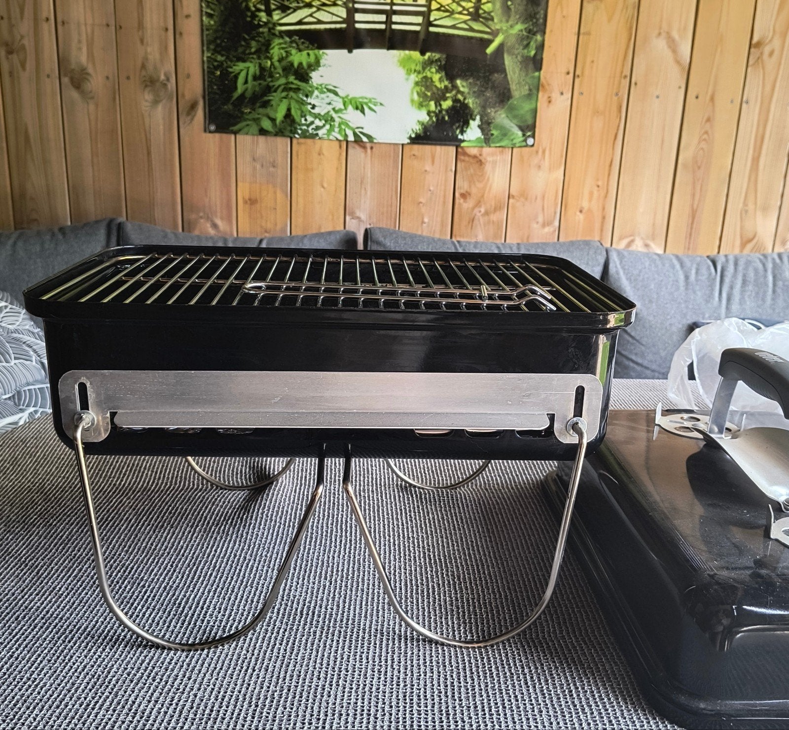 Weber Go-Anywhere Houtskoolbarbecue - Draagbaar en Compact, Tuin en Terras, Ophalen, Gebruikt, Weber