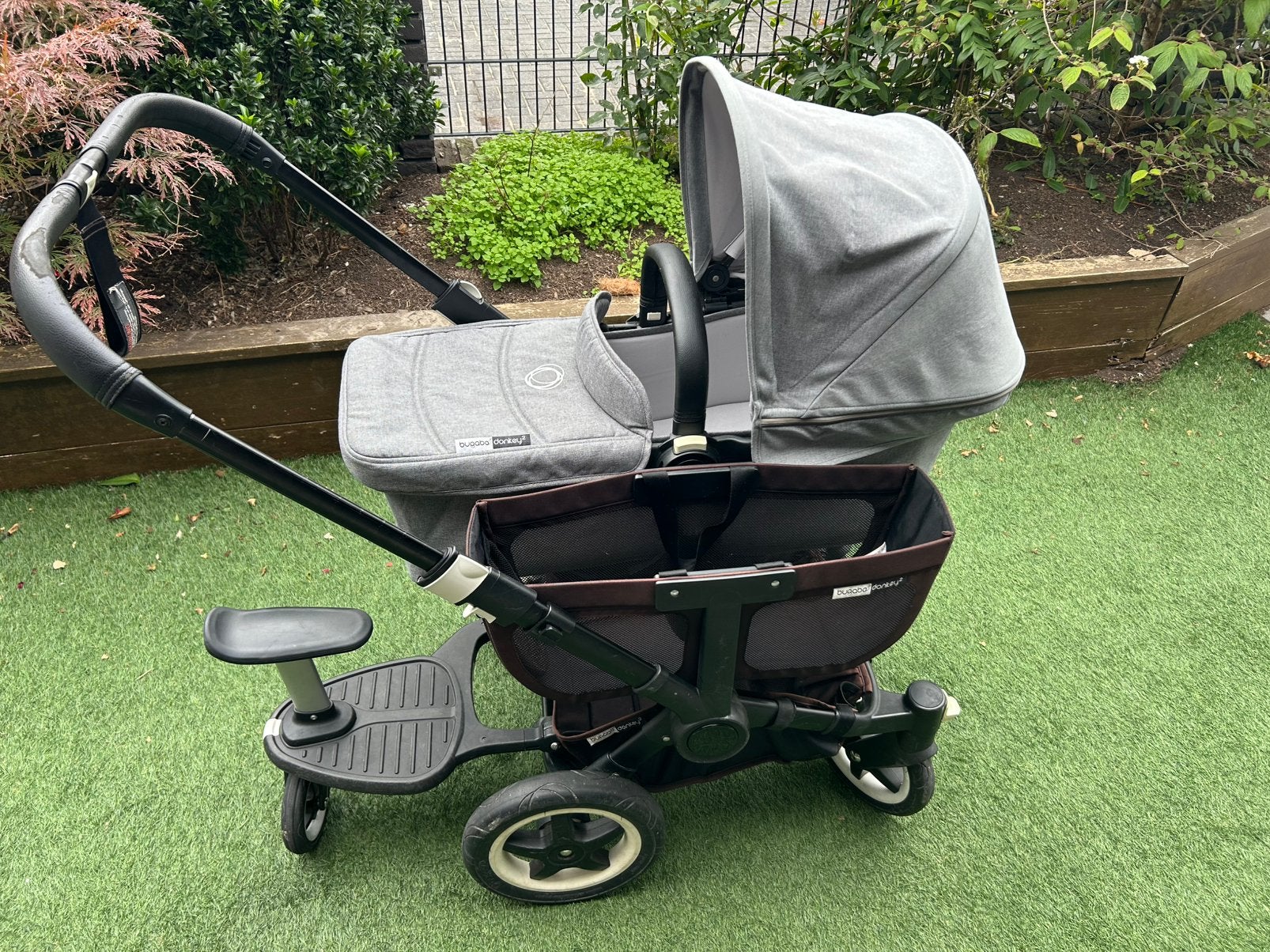 Complete set Bugaboo Donkey2 Duo incl. accessoires., Kinderen en Baby's, Ophalen, Gebruikt, Bugaboo, Duowagen
