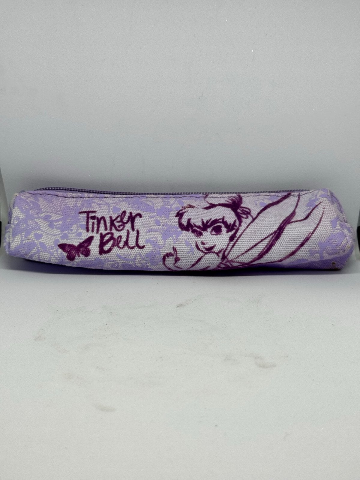 Paarse etui Tinker Bell, Ophalen of Verzenden, Gebruikt