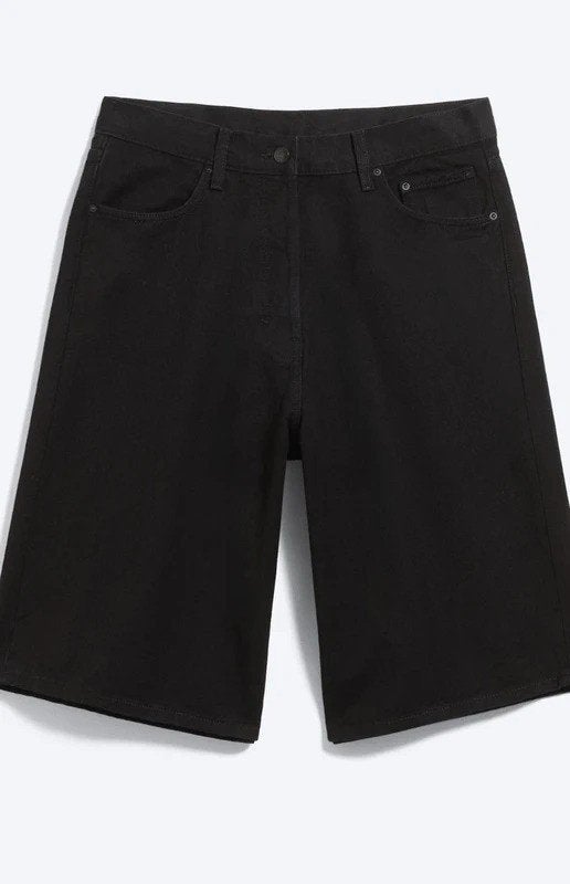 Weekday Astro denim short zwart W27, Kort, Zwart, Nieuw, Ophalen of Verzenden