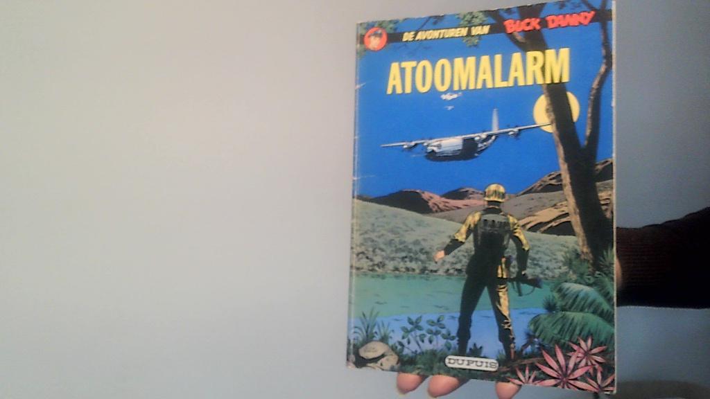 buck danny nr 34 atoom alarm dupuis uit 1977, Boeken, Stripboeken, Eén stripboek, Verzenden, Zo goed als nieuw