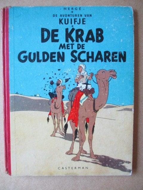 ad000330 kuifje - de krab met de gulden scharen hc, Boeken, Eén stripboek, Ophalen, Gelezen