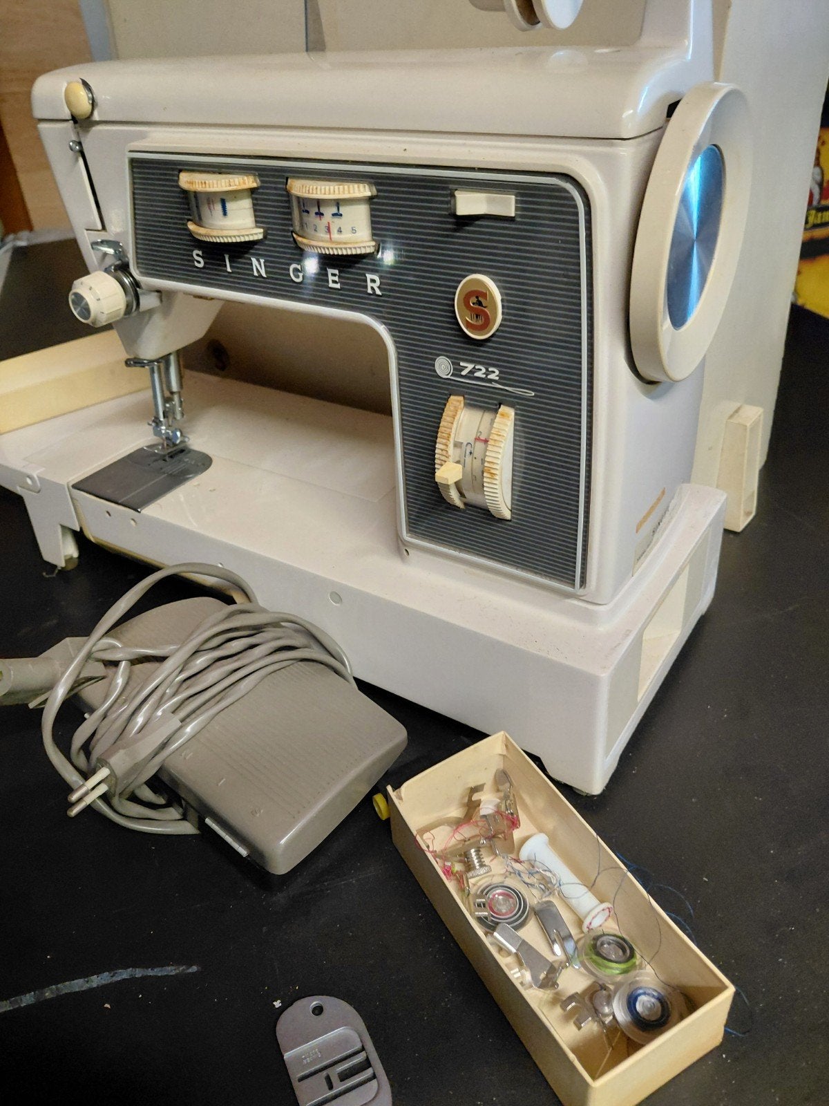 Complete Singer naaimachine type 722, Antiek en Kunst, Antiek | Naaimachines, Ophalen