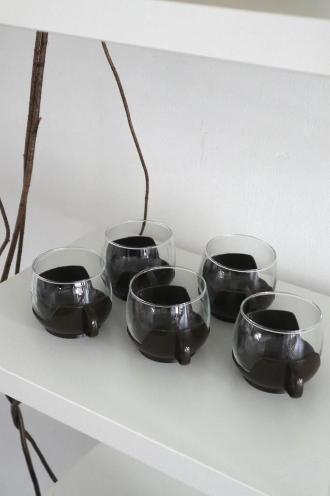 Vintage Melitta koffie/thee kopjes / retro mid century 60, Ophalen of Verzenden, Overige stijlen, Kop(pen) en/of Schotel(s), Glas