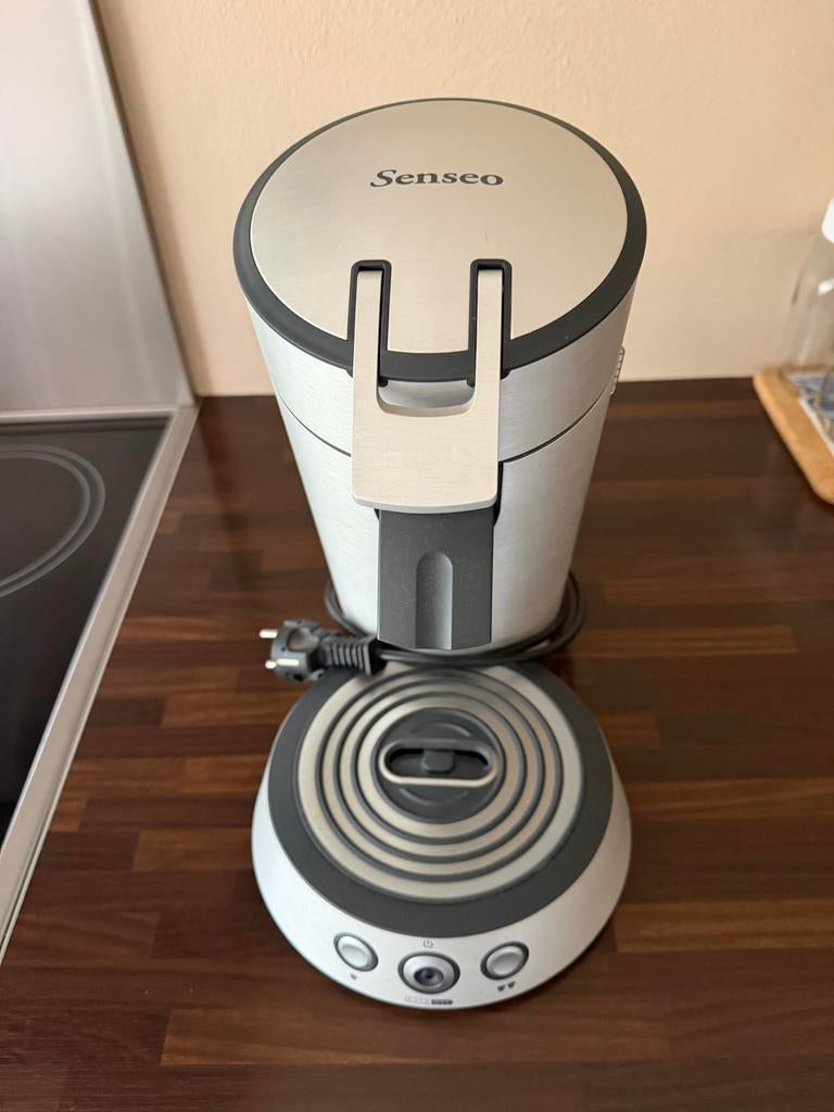 Senseo Koffiezetapparaat - Zilver/Grijs- rvs, Gebruikt, Koffiemachine, Ophalen of Verzenden, 2 tot 4 kopjes