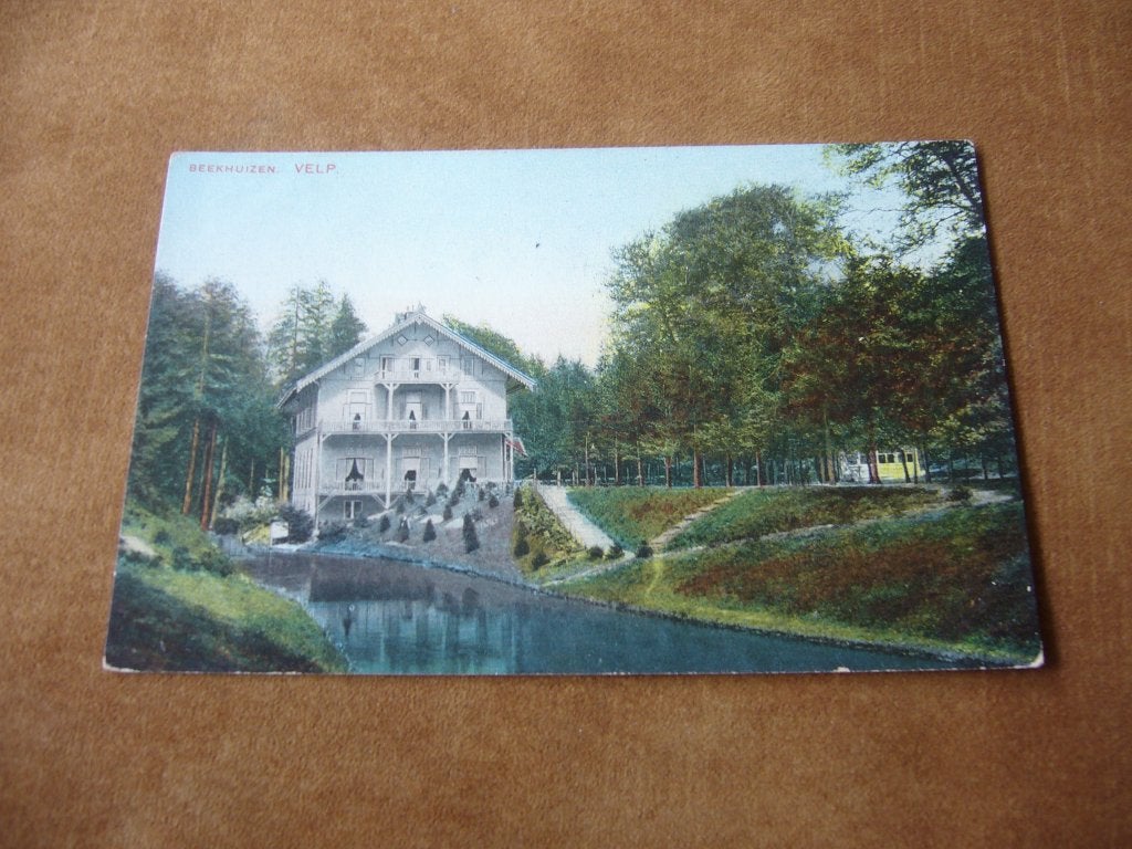VELP  =  BEEKHUIZEN  BRIEFKAART 1908, Ophalen of Verzenden, Voor 1920, Gelopen, Gelderland