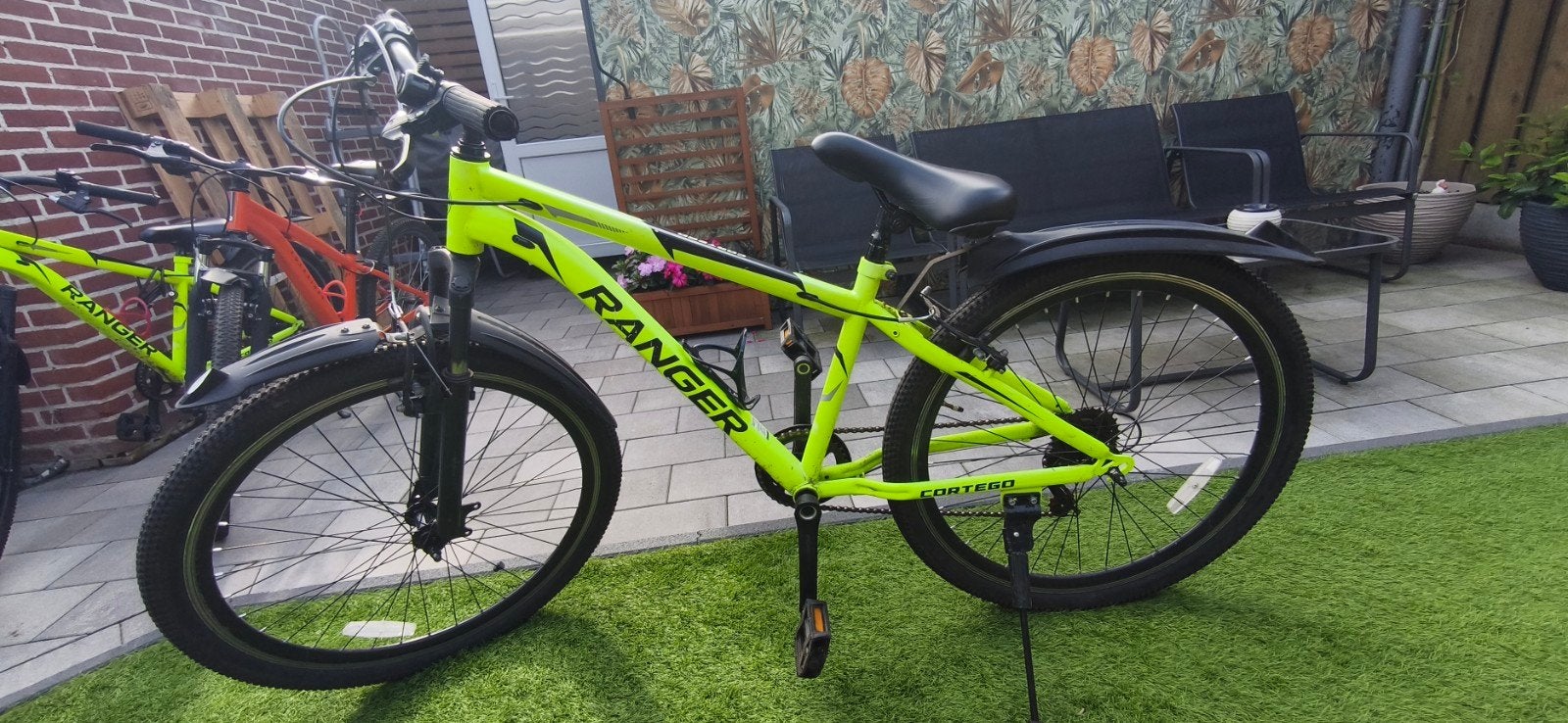 kinderen fiets, Ophalen, Gebruikt, Staal, 24 inch of meer