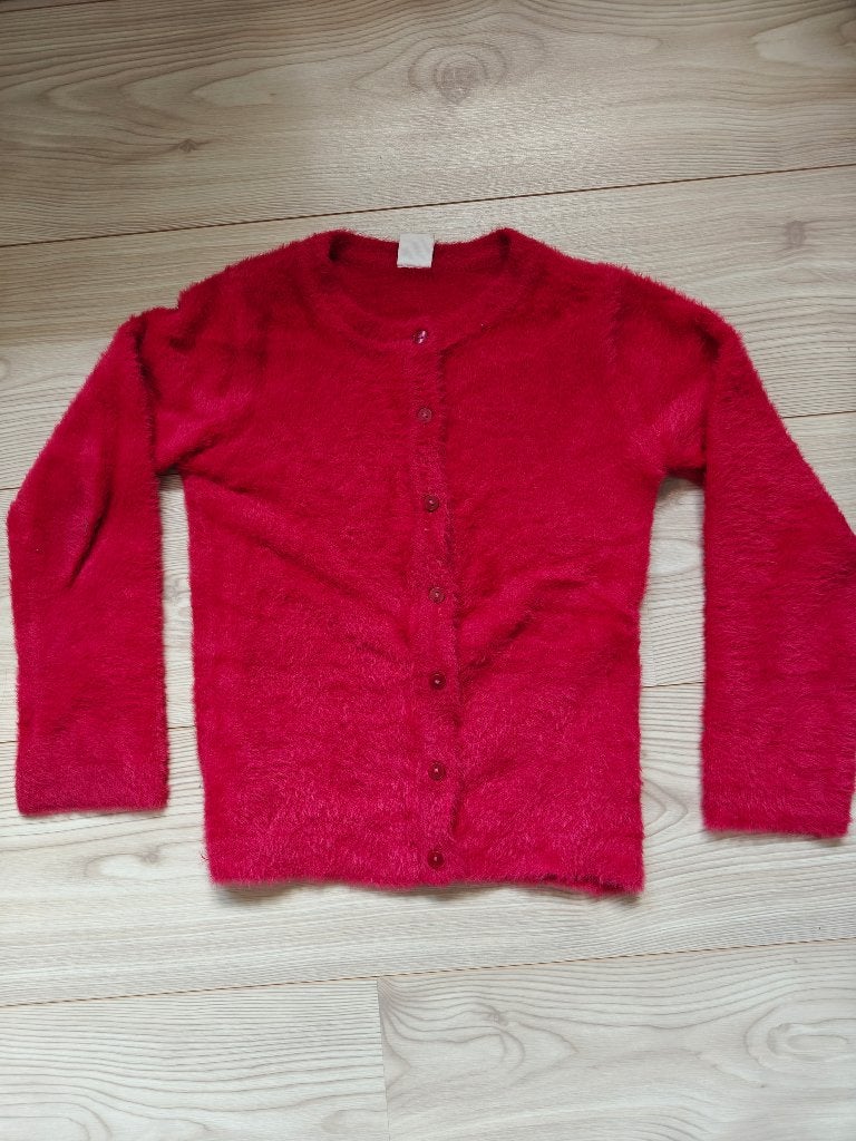 Vest HEMA cyclaam roze 128/134, Meisje, Trui of Vest, Ophalen of Verzenden, Zo goed als nieuw