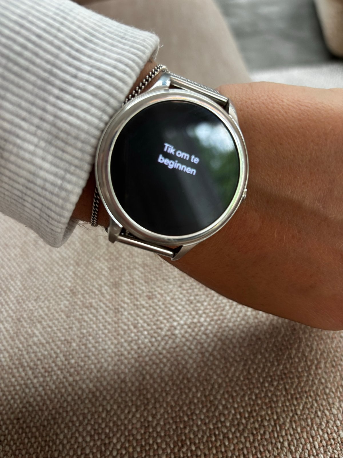 Fossil Smartwatch - Zilverkleurig, Ophalen, Gebruikt, Zilver, Android