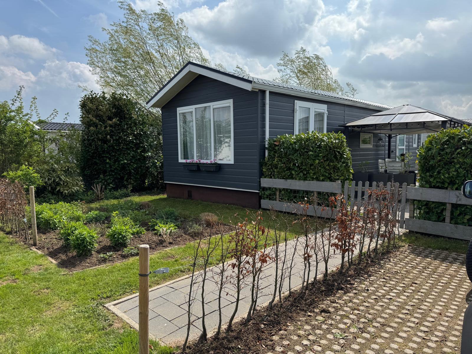 Modern chalet 2020 12x4,2m 2 slaapkamers Airco IJsselstrand, Huizen en Kamers, Recreatiewoningen te koop, 50 m², Chalet, Gelderland