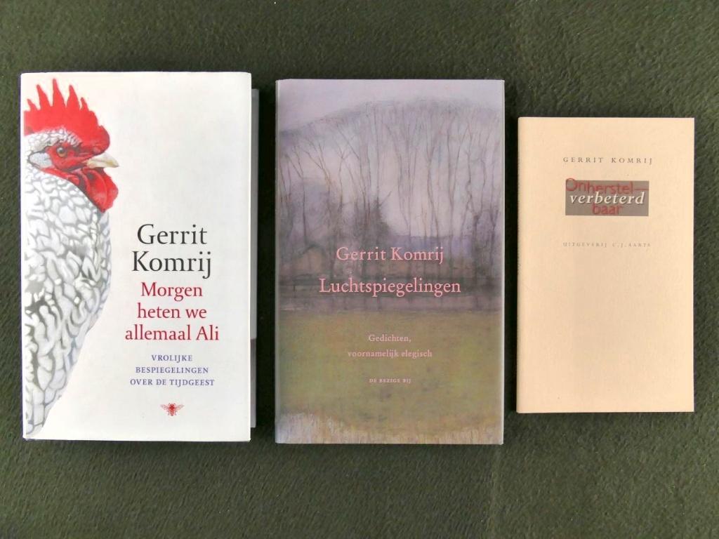 Drie bijzondere boeken van Gerrit Komrij (1994-2010), Verzenden, Zo goed als nieuw