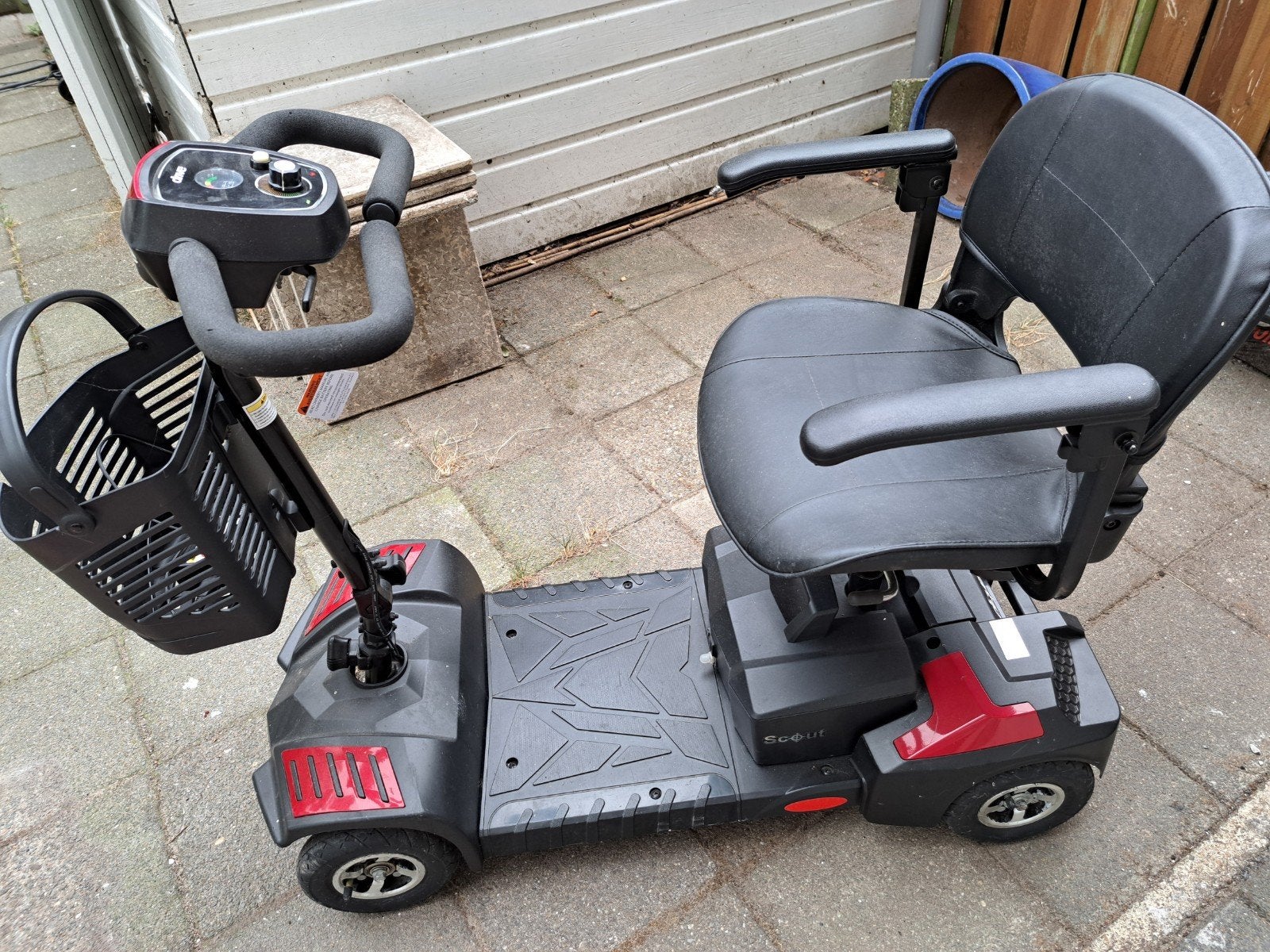 Opvouwbare scootmobiel Drive in goede staat., Ophalen, 10 km/u of minder