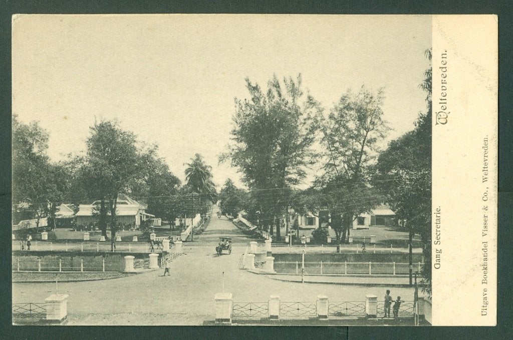 AK Nederlands Indie Weltevreden Gang Secretarie, Verzamelen, Ophalen of Verzenden, Voor 1920, Ongelopen, Gelderland