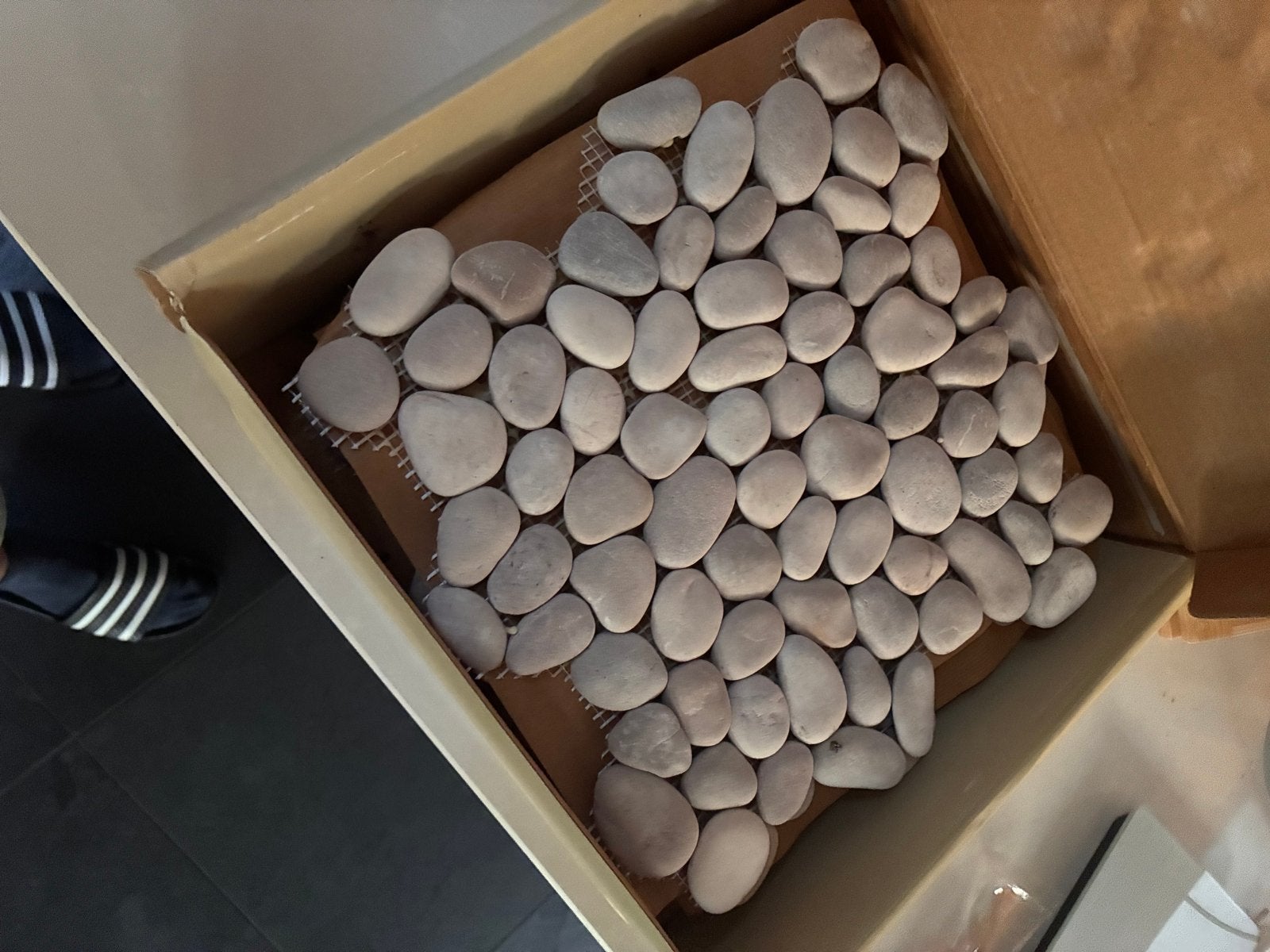 Kiezel Tegels - 30x30 cm, Ophalen, Overige materialen, Nieuw, 20 tot 40 cm