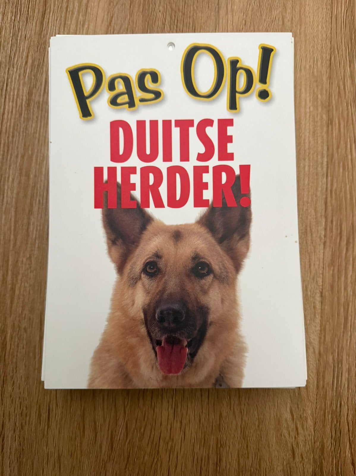 Waakbord duitse herder, Dieren en Toebehoren, Ophalen of Verzenden, Nieuw